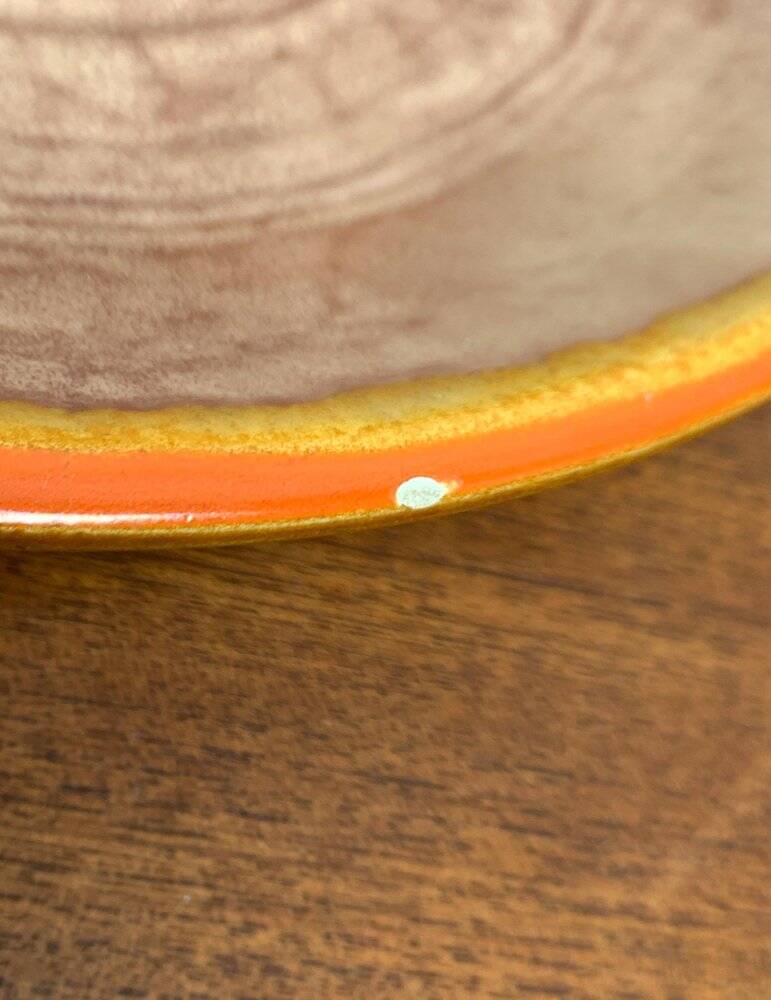 Corbeille à fruits en céramique allemande vintage de Zeller Keramik