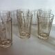 Set of 12 glasses of art deco bistro