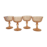 4 glasses of Rosaline Champagne