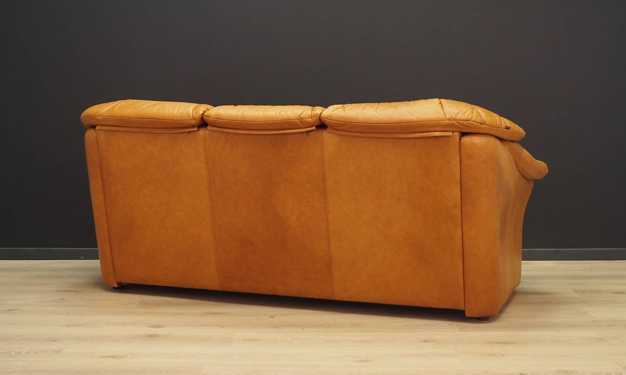 Cognac living room set, Danish design, 1970s, manufacturer: Skalma Møbelfabrik