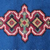 Tapis vintage français Savonnerie fait main en laine – 94 x 170 cm – 1960s