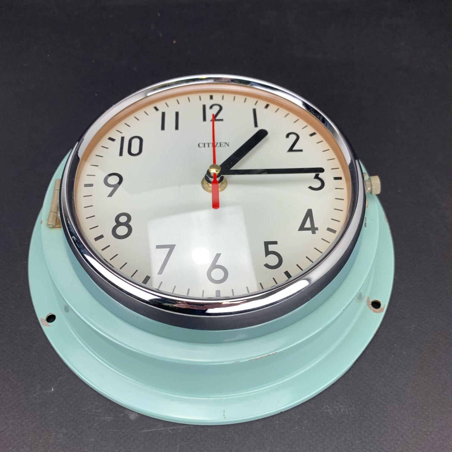 Marine clock citizen japan vintage
