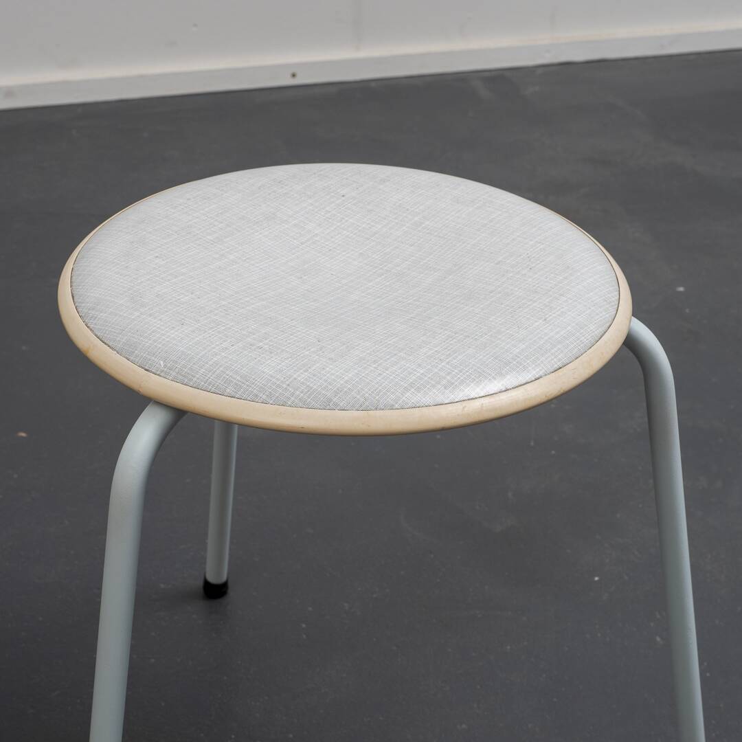1950s "Werzalit" stool: available 2, Bauhaus Design