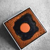 Vintage Brutalist Metal and Ceramic Entrance Door Handle by Juliette Belarti, 1960s, Set of 2