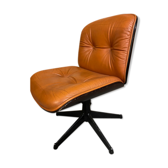 MIM Ico Parisi vintage leather desk armchair