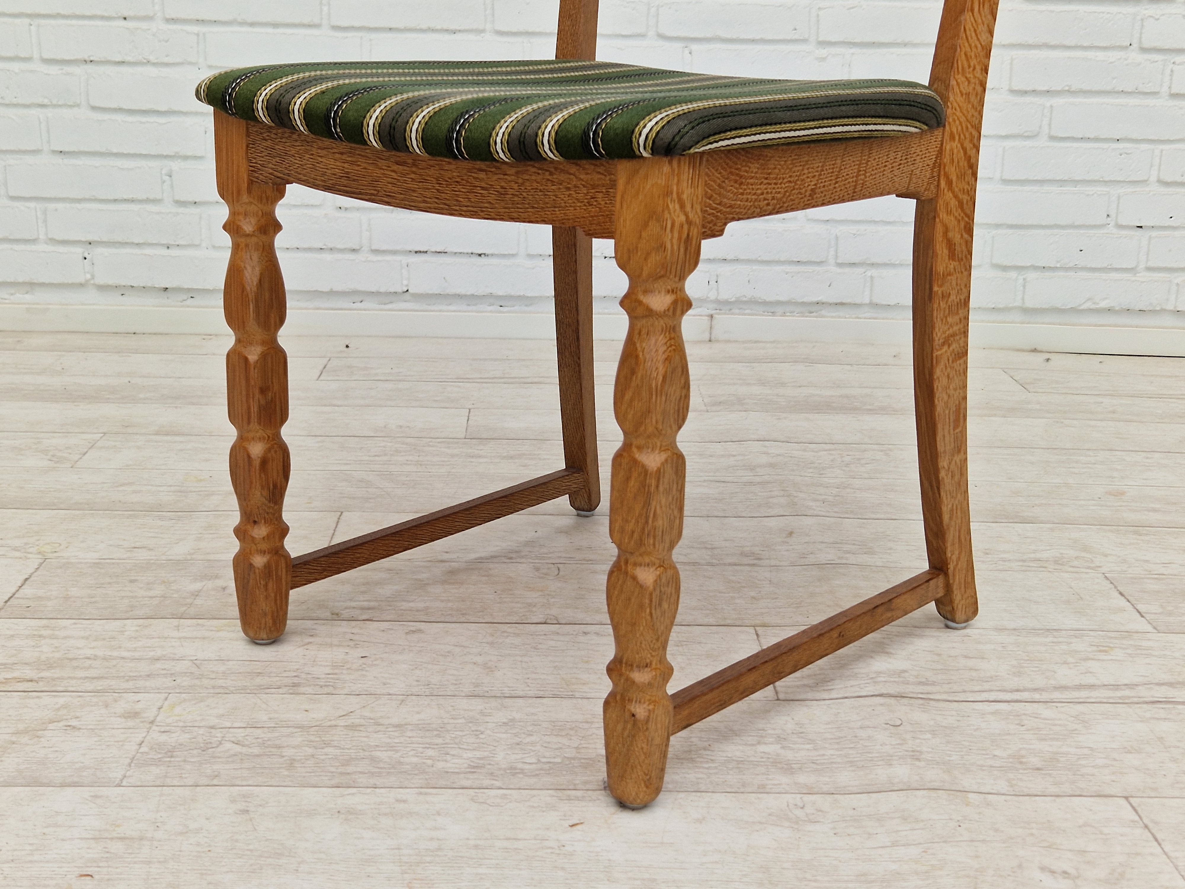 Set of six dining chairs danish design 1970S