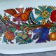 Plat en vitro porcelaine, modèle Acapulco de Villeroy et Boch