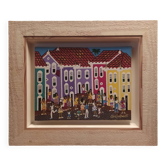 Oil on canvas Brazilian art signed Clovis Lima Barreto