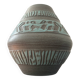 Vintage glazed ceramic vase