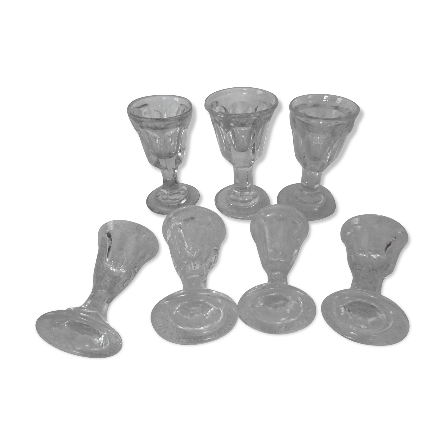 7 thick old deceptive lenses 19th gbc