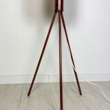 1960s vintage Danish bentwood teak floor lamp