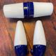 Set of 3 vintage ceramic bathroom lamps from Ifö of Sweden