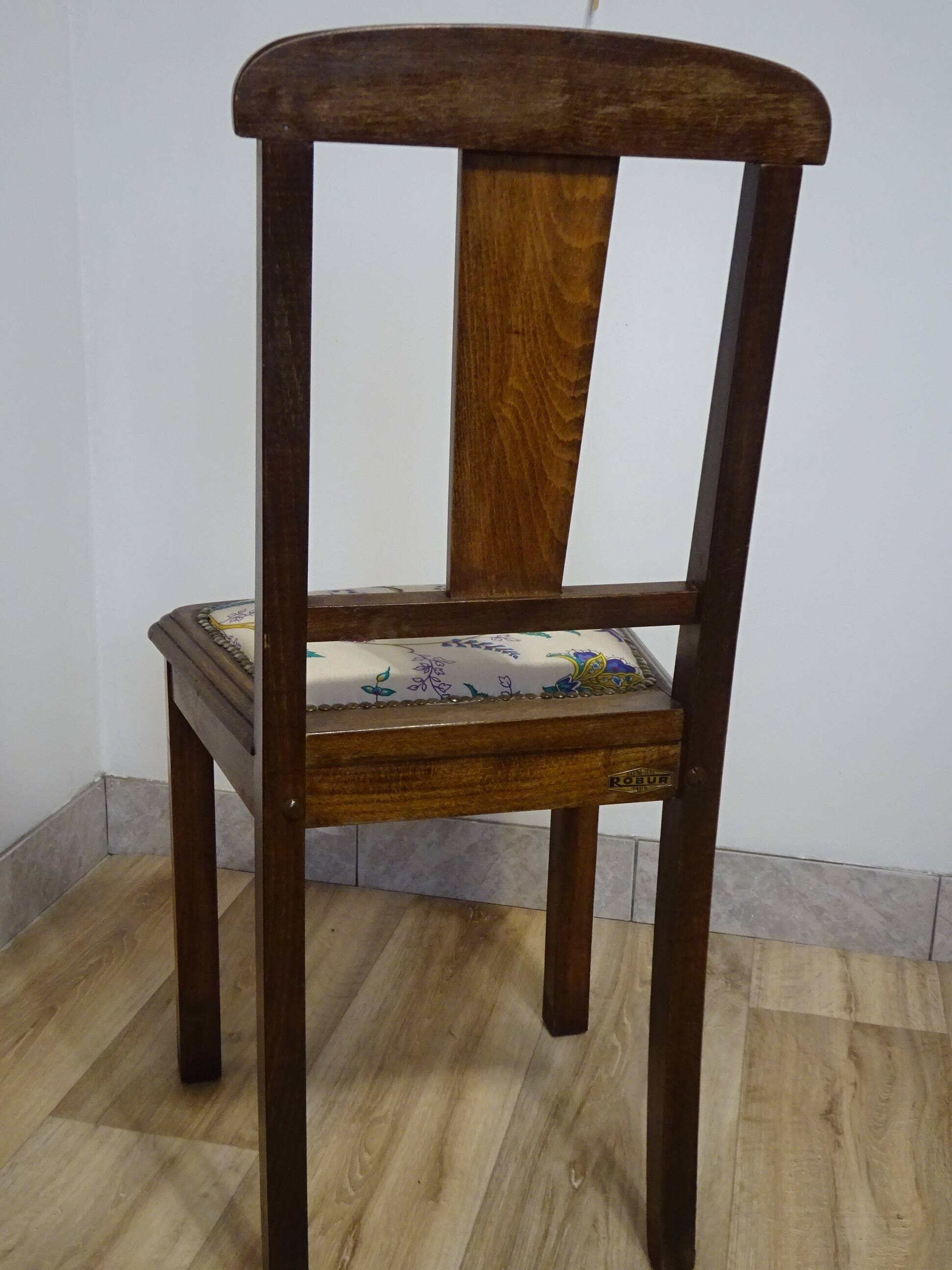 Art Deco chairs, French made by Robur, set of 2