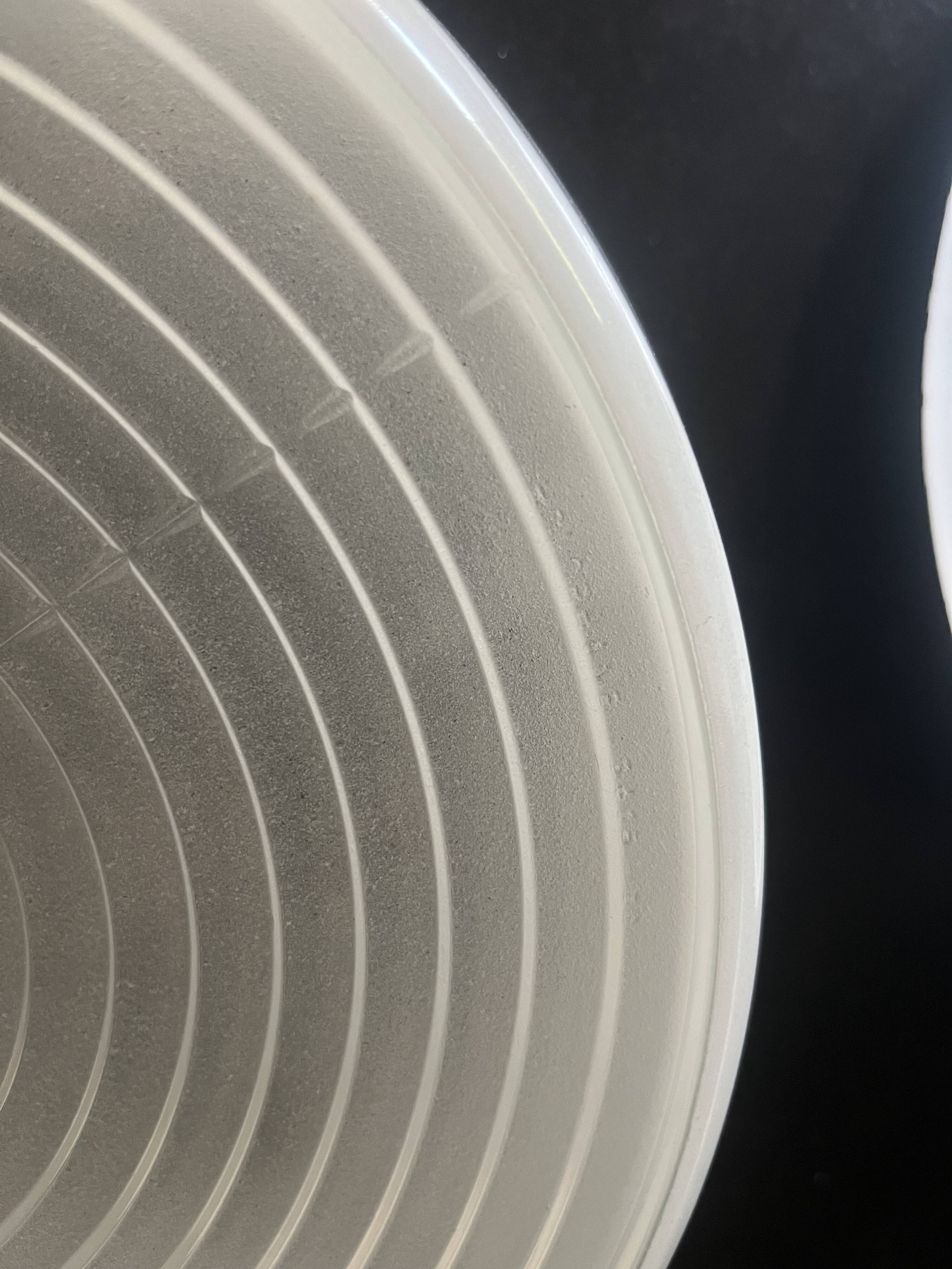 Holophane glass ceiling light