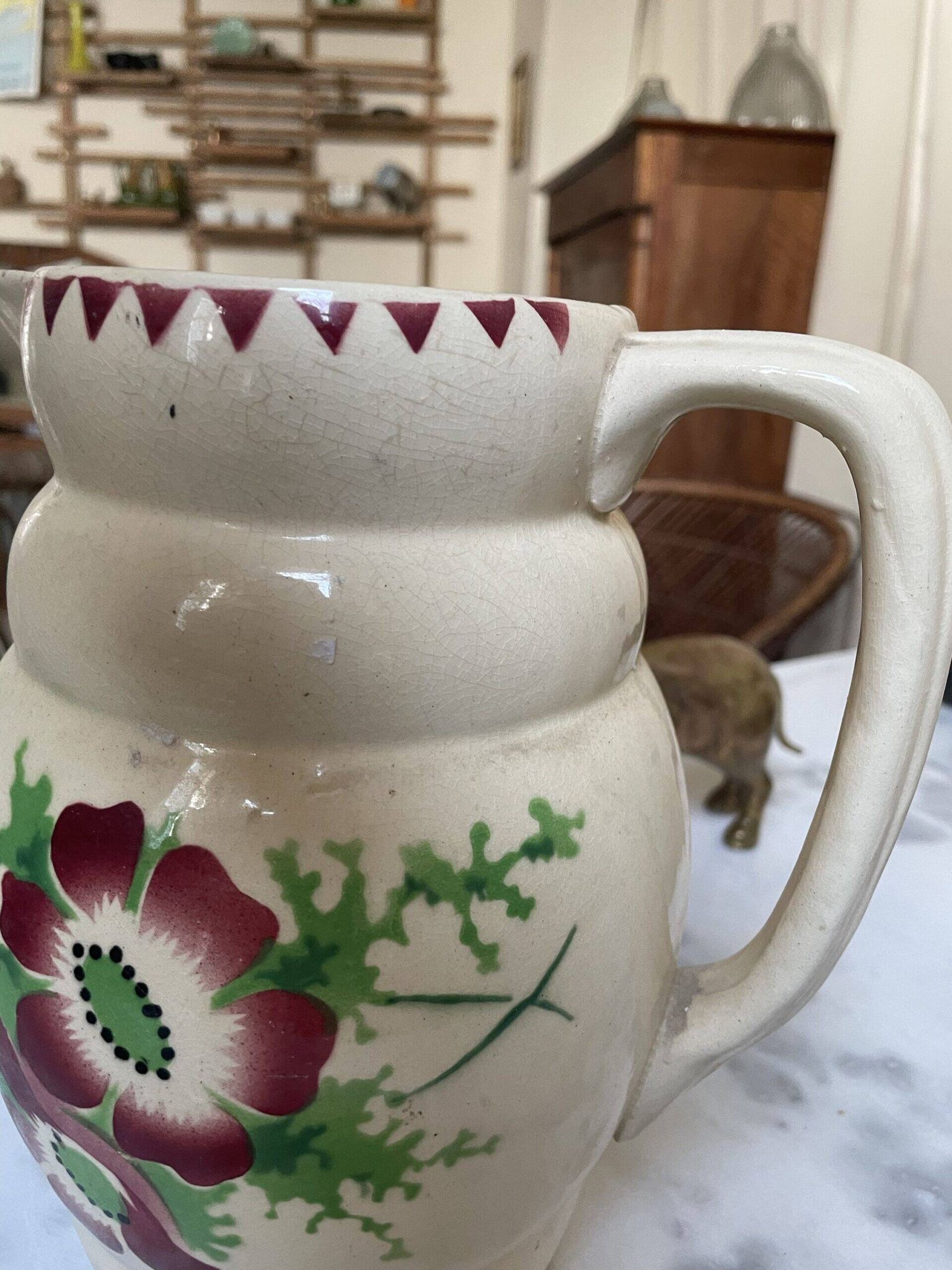 Old Longchamp pitcher