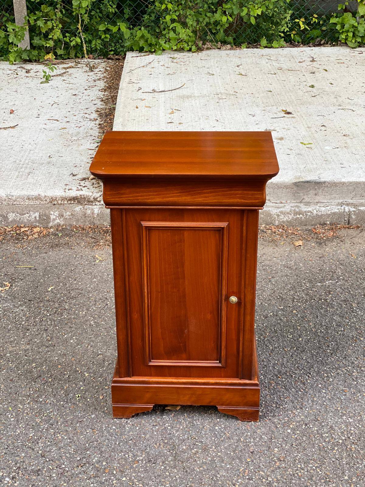 Louis Philippe wooden bedside table