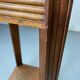 Wooden stool with marble top
