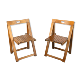 Vintage trieste folding chairs