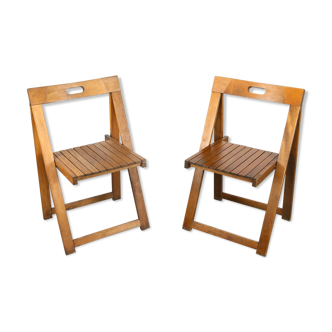 Vintage trieste folding chairs