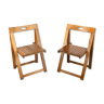 Vintage trieste folding chairs