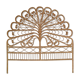 Tête de lit rotin peacock