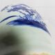 Vase celadon email blanc et bleu chinese porcelain 19th