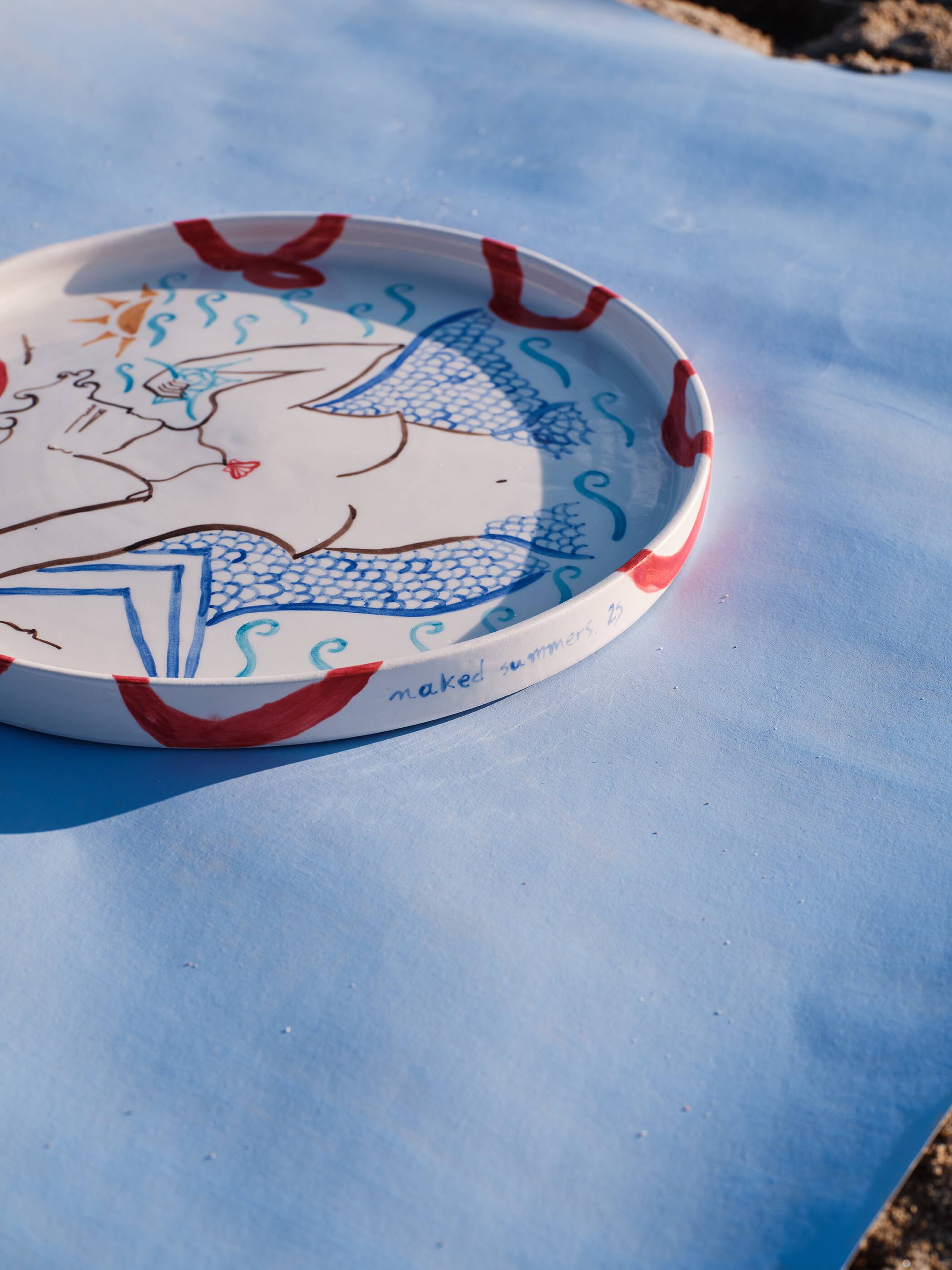 Siren - ceramic platter