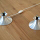Pair of mountain wall lamps