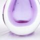 Flacon à parfum en verre soufflé violet « Sommerso »