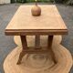 Old table in raw oak, renovated.