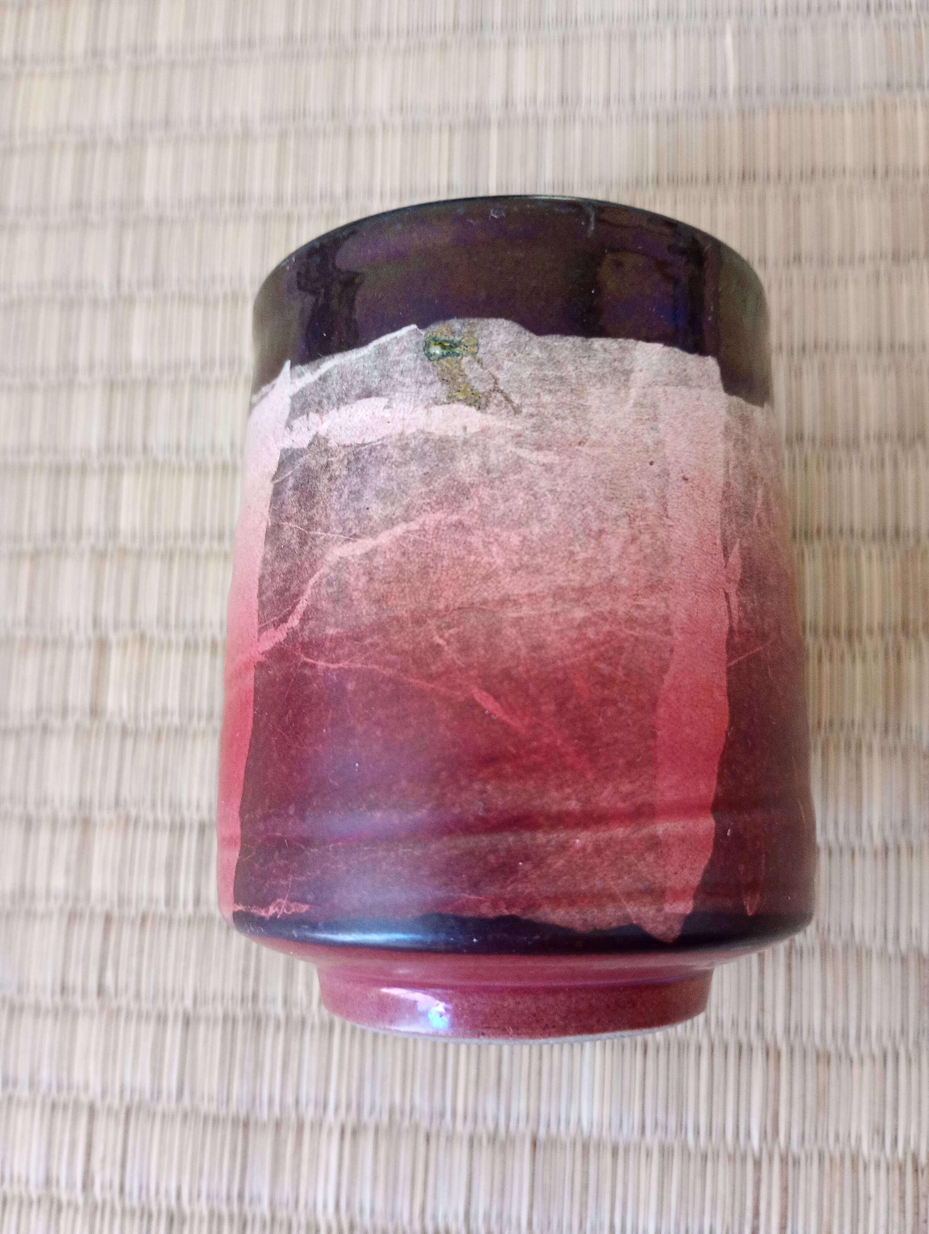 Japanese handmade ceramic teacup