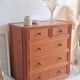 Vintage rattan chest of drawers