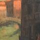 Oil on canvas - Scene in Venice