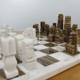 Chess set - brutalist - 1970s
