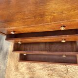 vintage commode with tapered legs