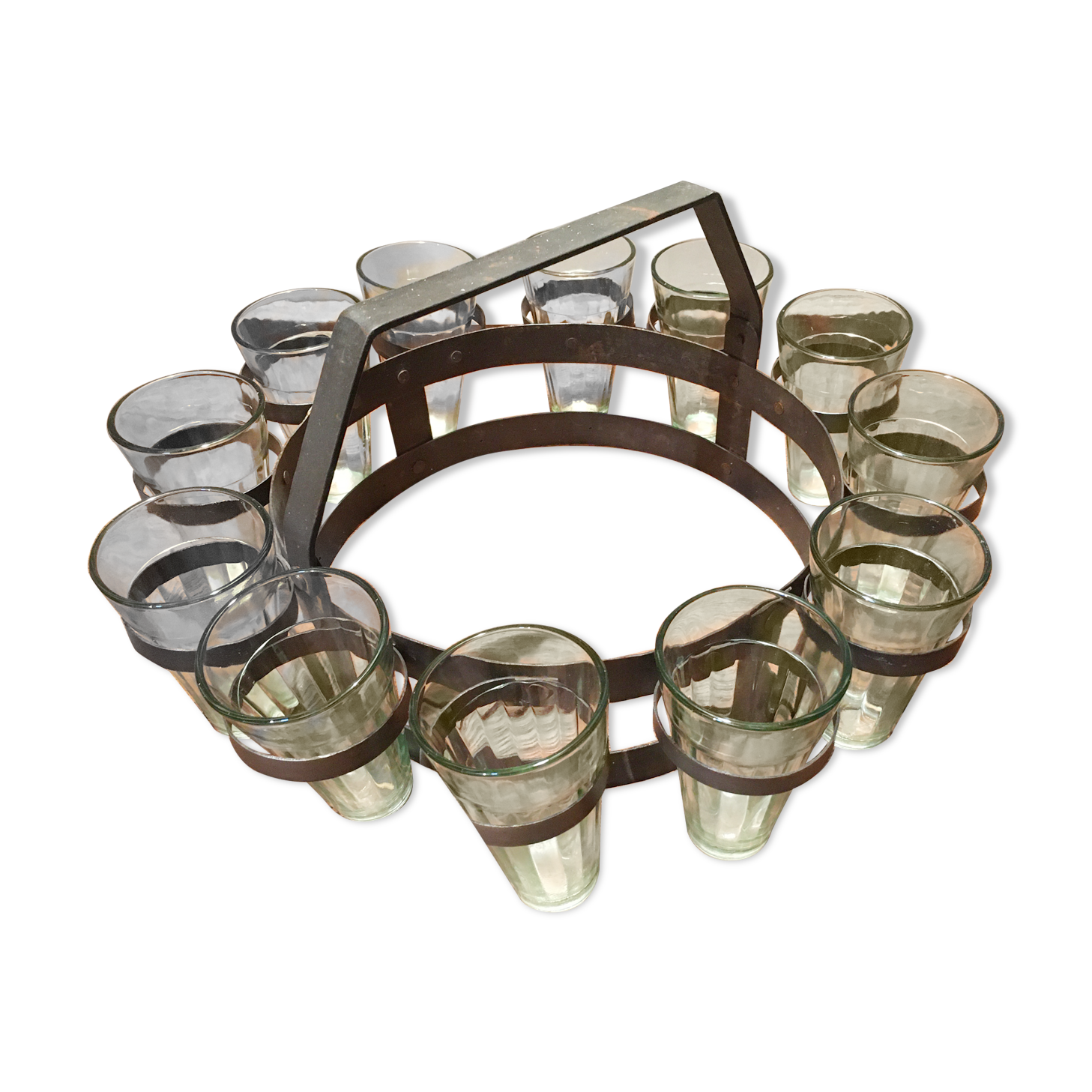 Indian tea glass service