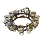 Indian tea glass service