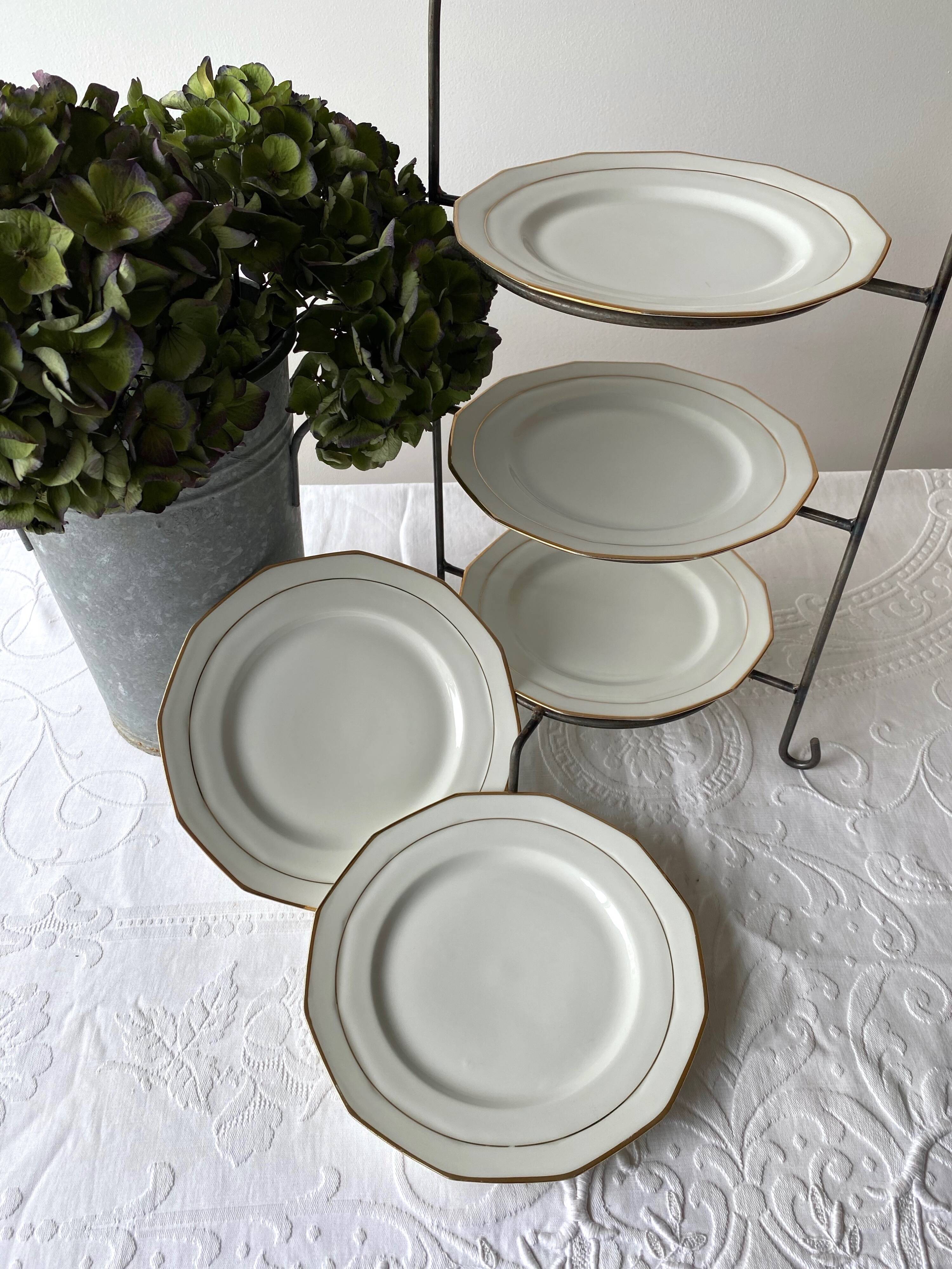 Limoges porcelain dessert plates