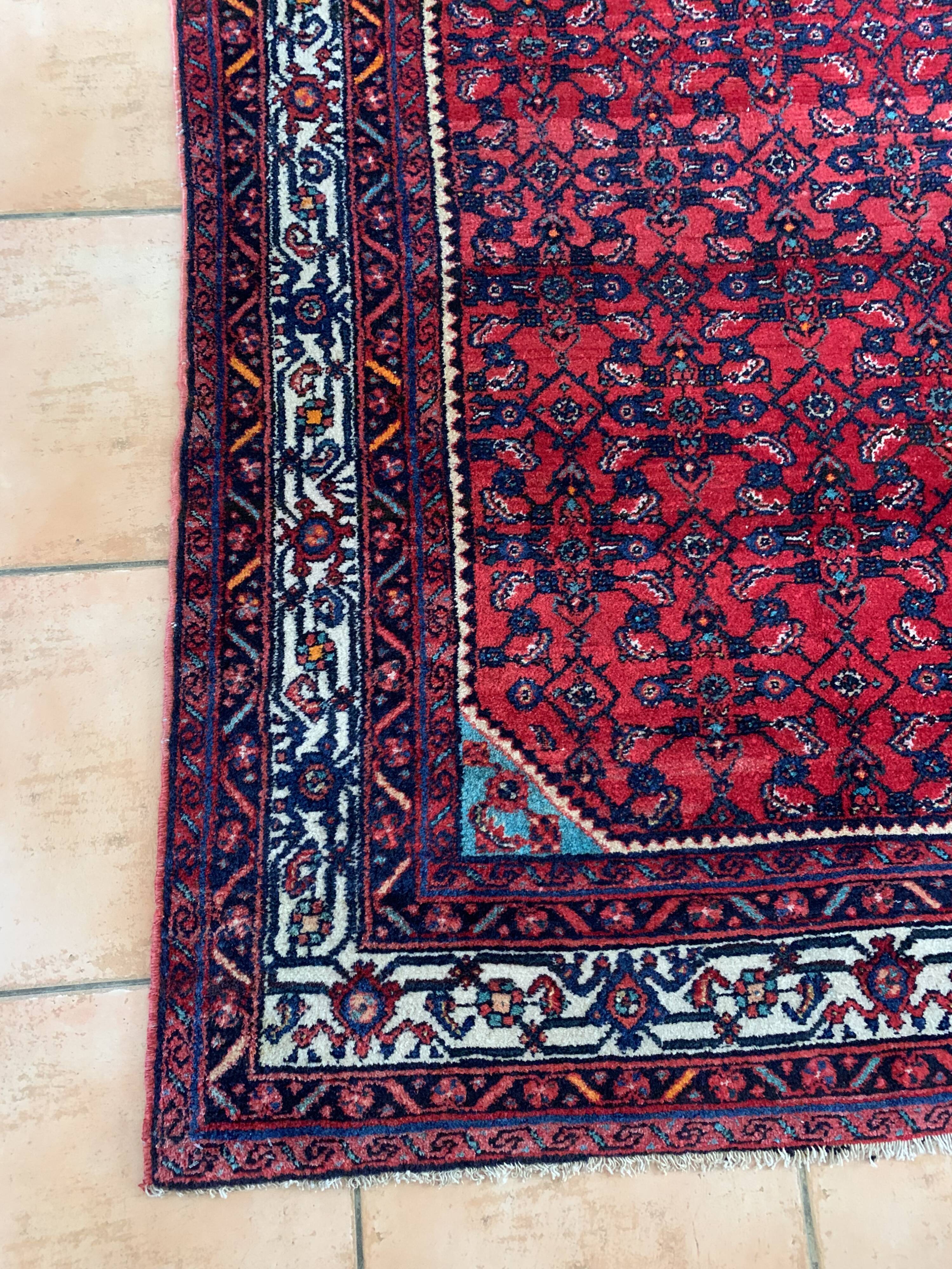 Persian carpet hamadan 204x144 cm