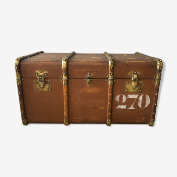 Ancient travel trunk