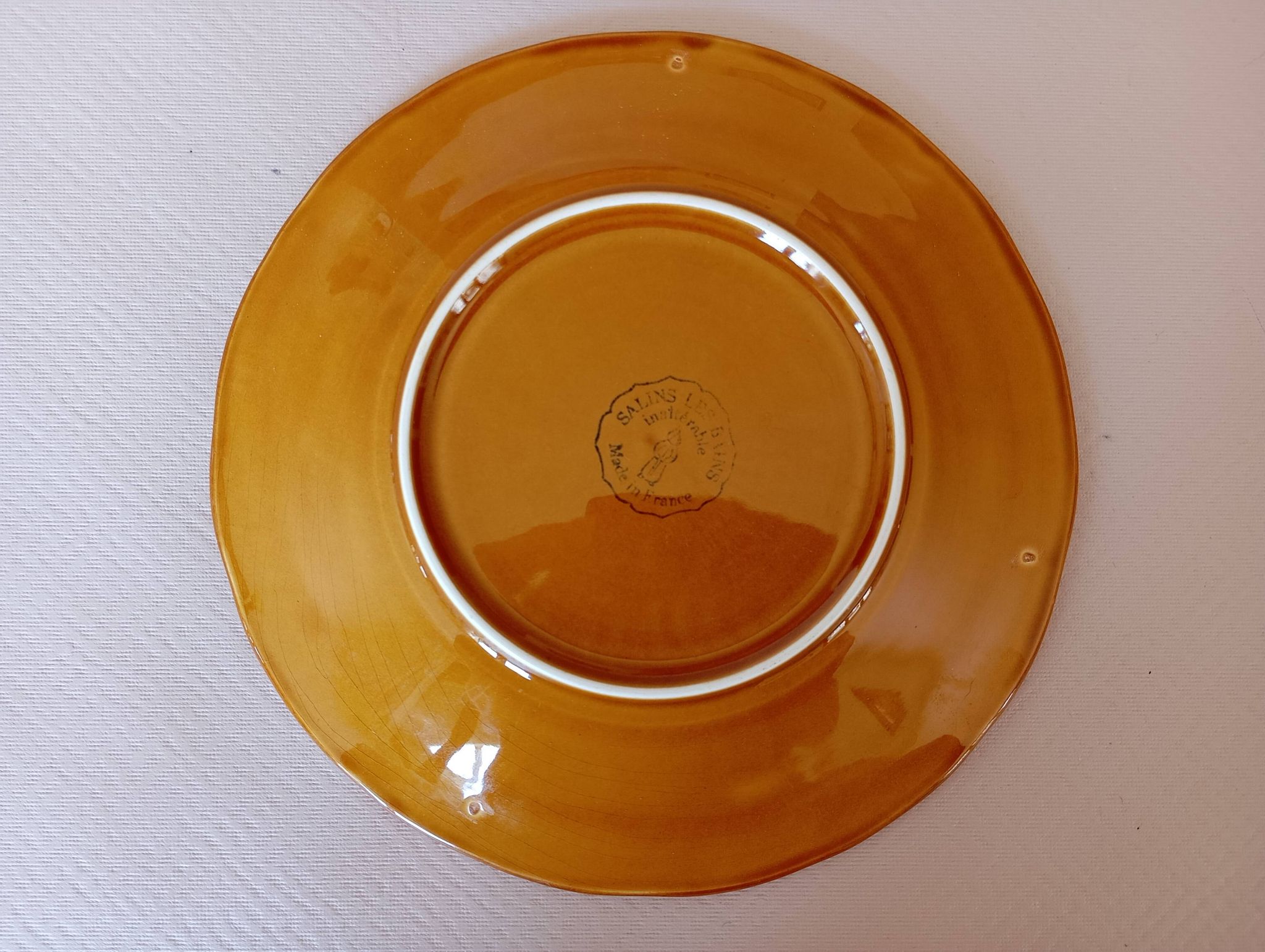 Cake service in slipware Salins les Bains