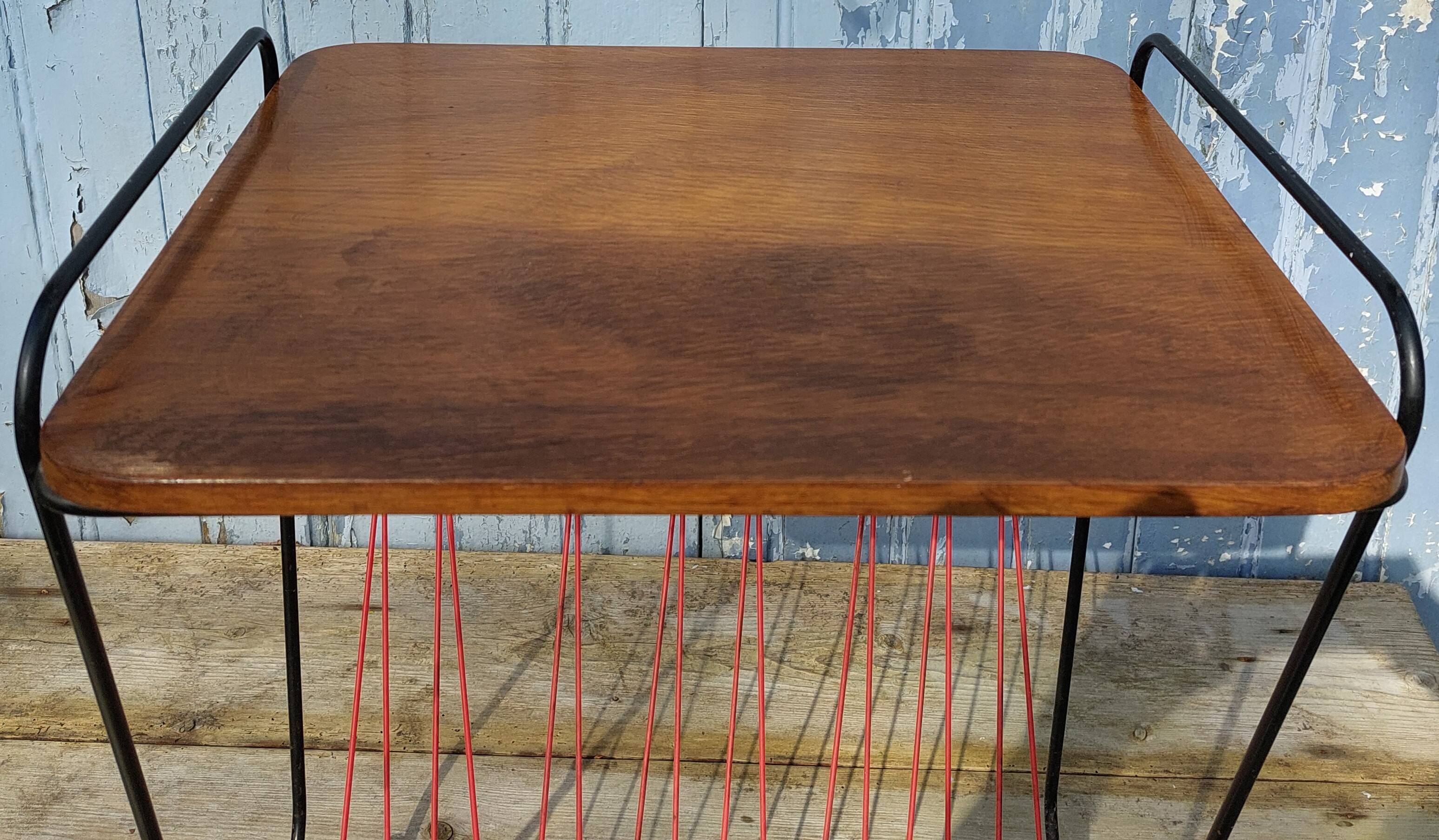 magazine holder side table