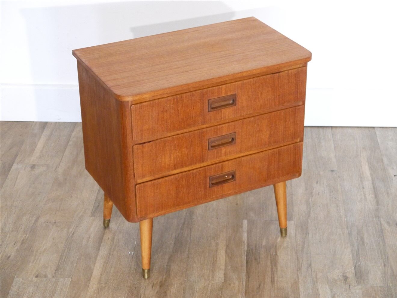 Scandinavian vintage teak chest of drawers 1960