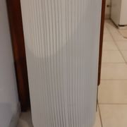 Lampe vintage laiton et opaline blanche