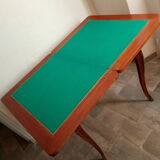 Play table in Louis XV marquetry. Early 20th century.