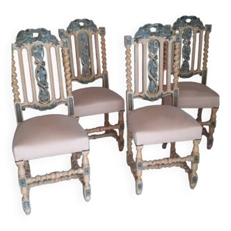 Lot 4 chaises