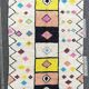 large new multi-colored Berber beni ourain rug 180x280 cm