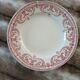12 antique flat plates in ironstone