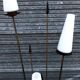Vintage lamp 3-branch 1960s lamp
