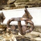 Vintage wall coat and hat rack